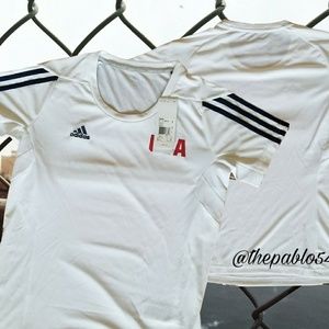 Women's  Tennis USA Jersey Tee (Medium)